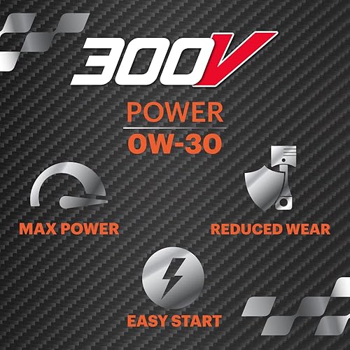 Miniatura 4 de Motul 110856 300V 0W-30 POWER Car Racing Motor Aceite Aceite Completo Sintético Motor Lubricante 2 Litros Alto Rendimiento 4 Tiempos Ester Core