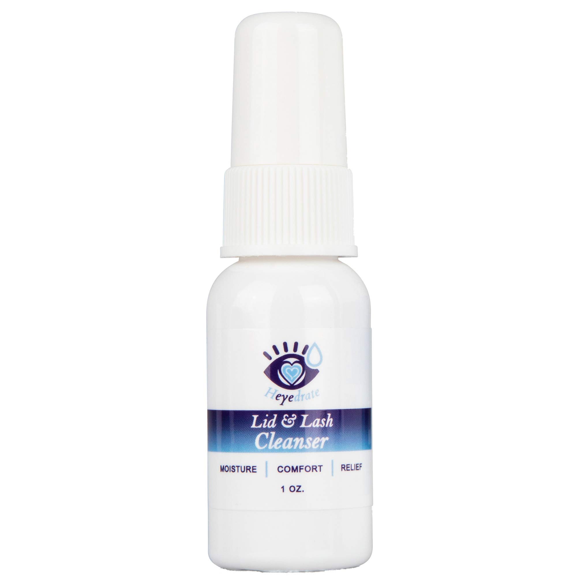Heyedrate Lid and Lash Cleanser for Eye Irritation and Eyelid Relief, Gentle Hypochlorous Acid