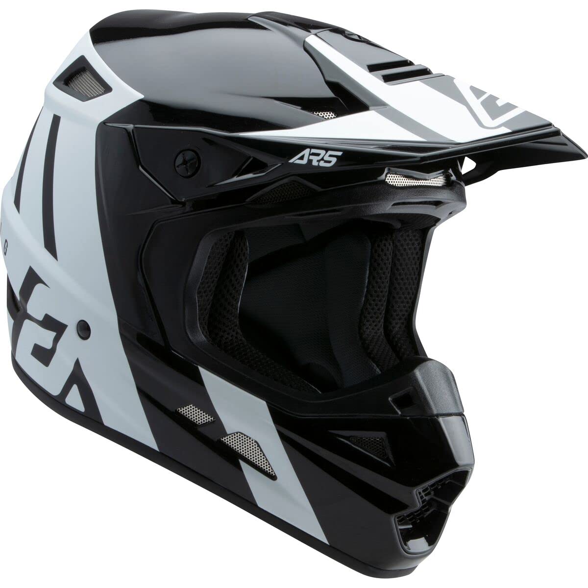 Amazon.com: Answer Racing 446329 AR5 Crypto Helmet, Black/White, XL :  Automotive