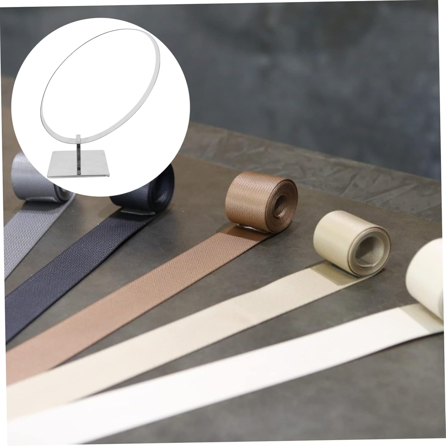 Elegant Metal Belt Rack Display Stand for Men Women Belt Storage Showing Holder Home Organization