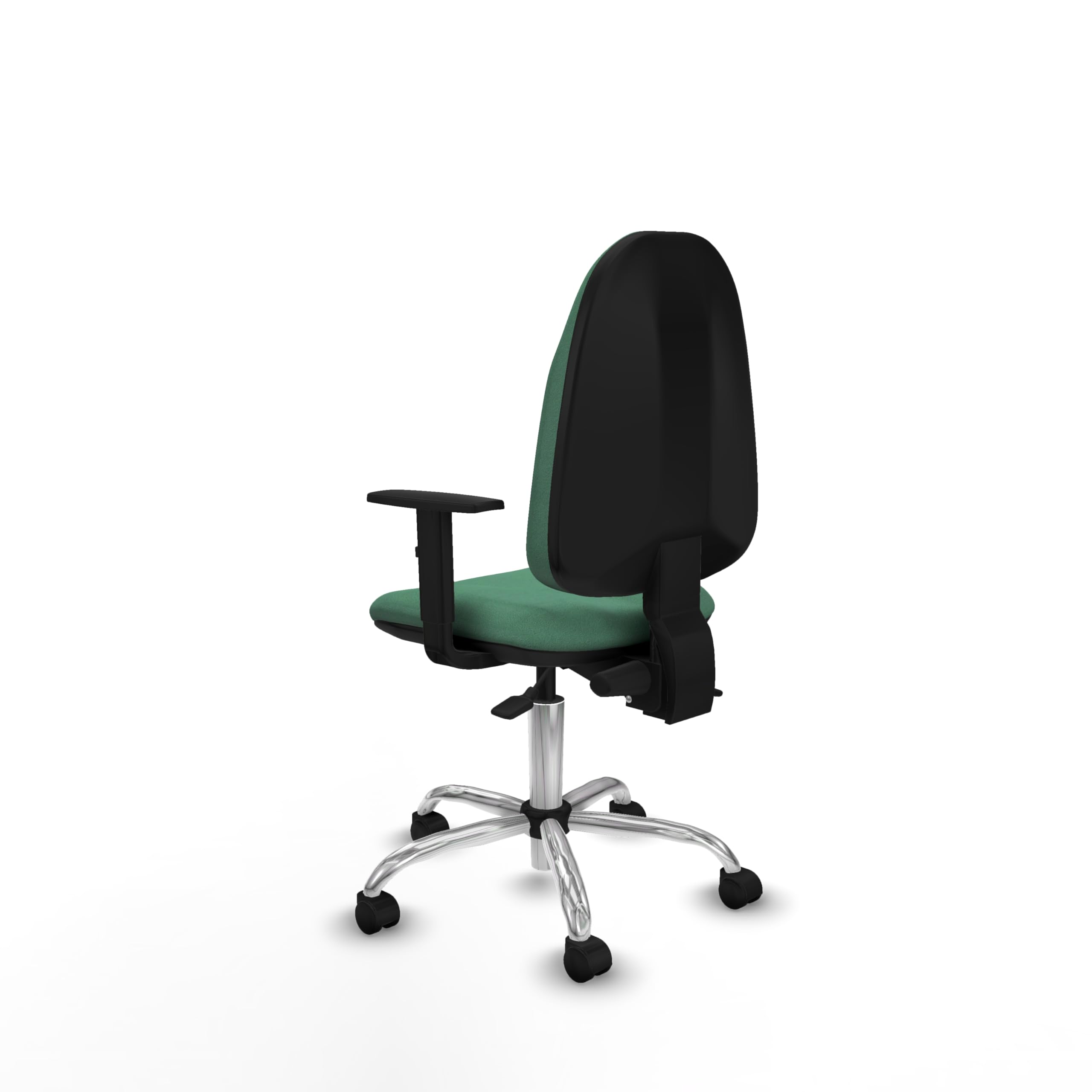 Piqueras y Crespo - Sedia ergonomica da laboratorio Algarra con braccioli 1D, meccanismo Ainscro, schienale regolabile in altezza, ideale per lavorare comodamente