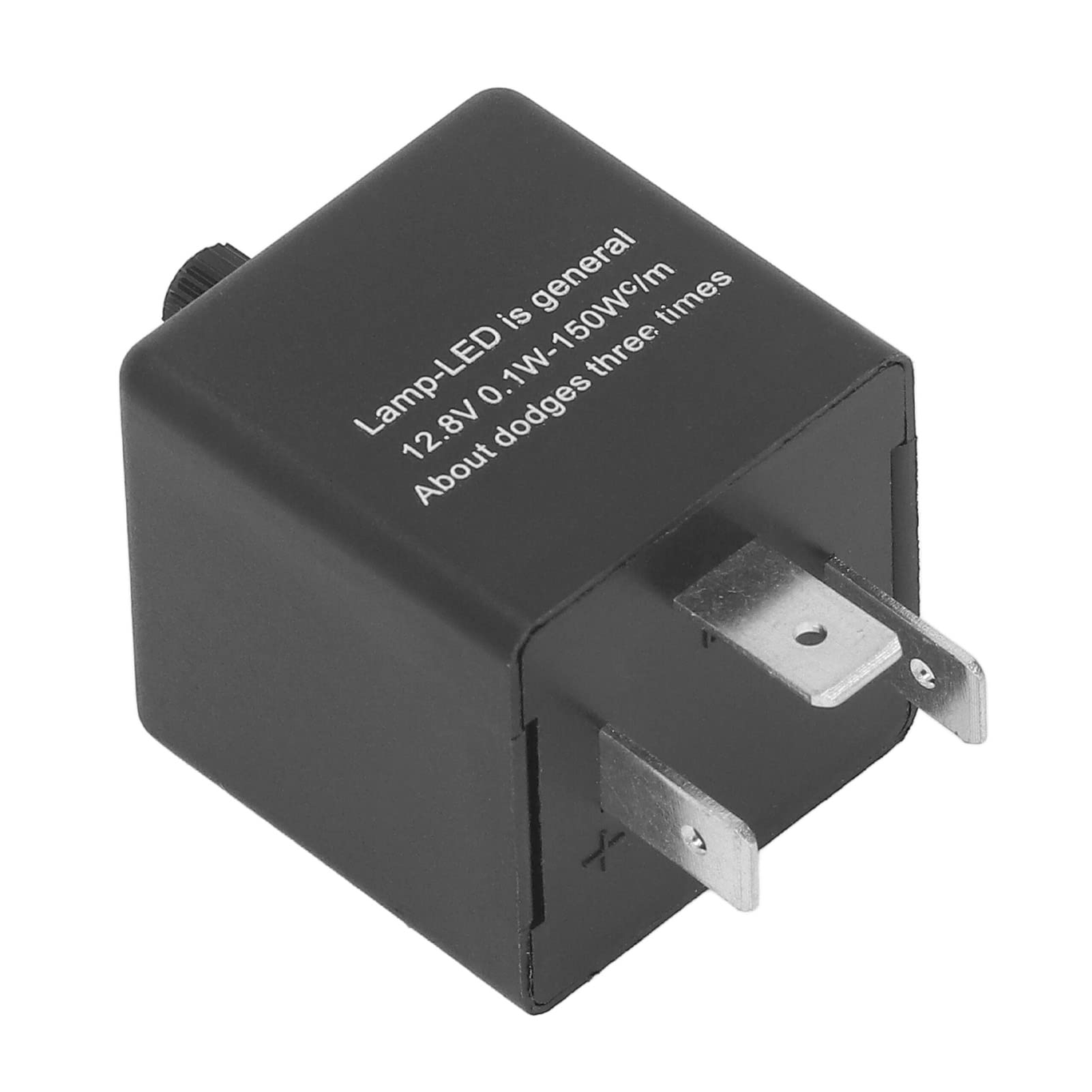Przekaźnik migający LED do samochodu 3 Pin DC12V 10a regulowana częstotliwość migania moduł wodoodporny ABS Fix dla żarówek LED wskaźniki kierunku dla samochodów motocykl