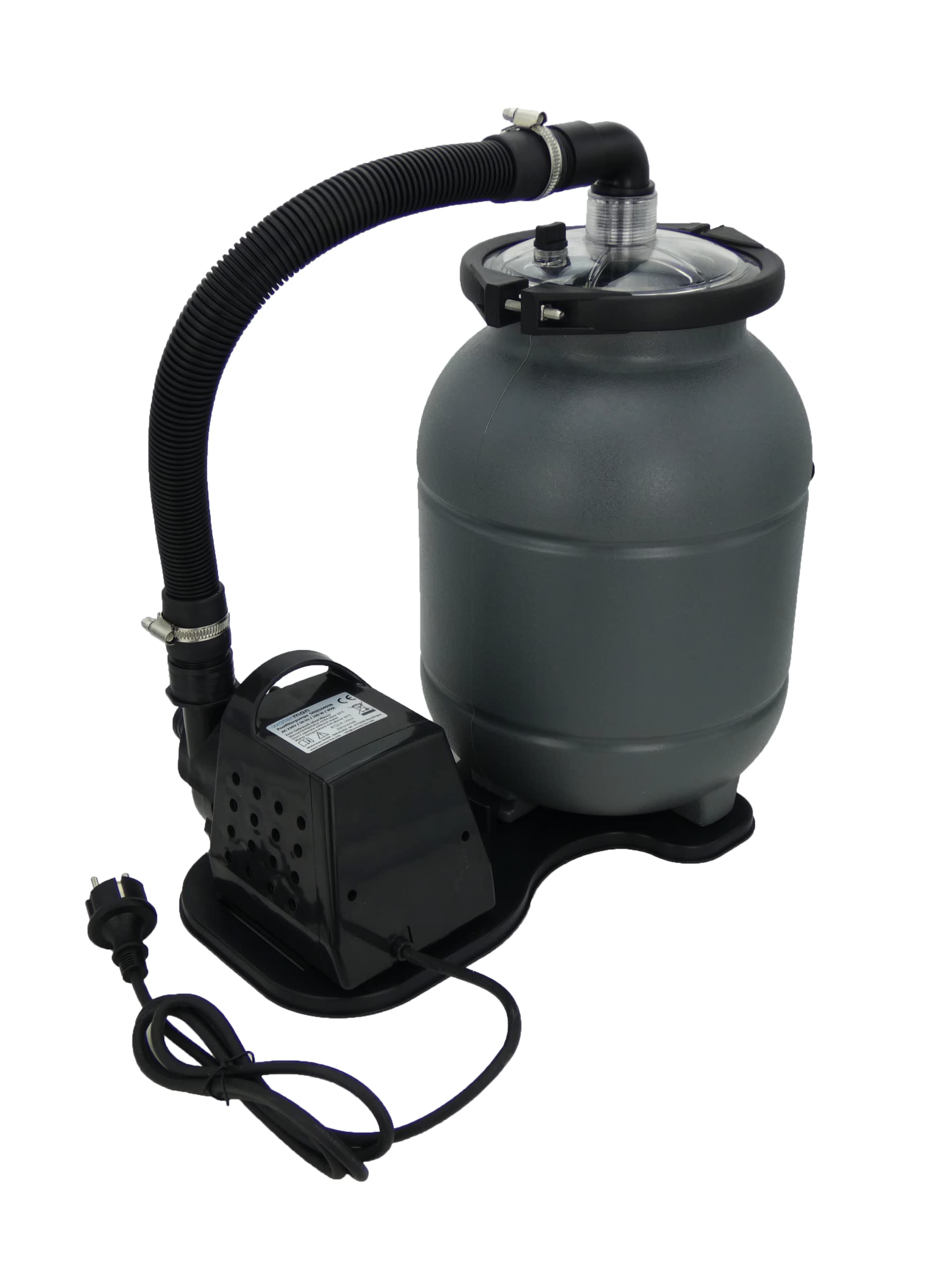 EDG Groupe Filtration Piscine - Maxi 10m3 - Fourni avec Balles Filtrantes - Connexion Tubes 32/38 - Kit Filtration Piscine Hors Sol - Summer Fun Best Clean