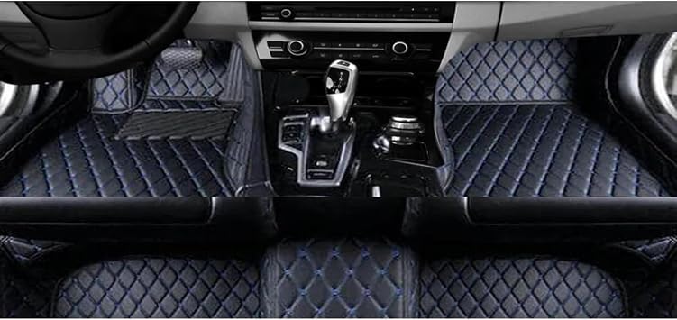 Oulesh Car Floor Mat for Nissan Patrol 7seats Y61 1997-2016, 2rd Row Seat Ratio 46 Car Floor Mats Pads Foot Carpets Car Accessories