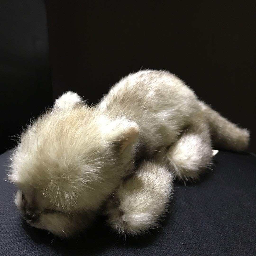 Amazon.co.jp: ぬいぐるみ 猫 ねこ 眠り猫 リーベ レトロ : おもちゃ