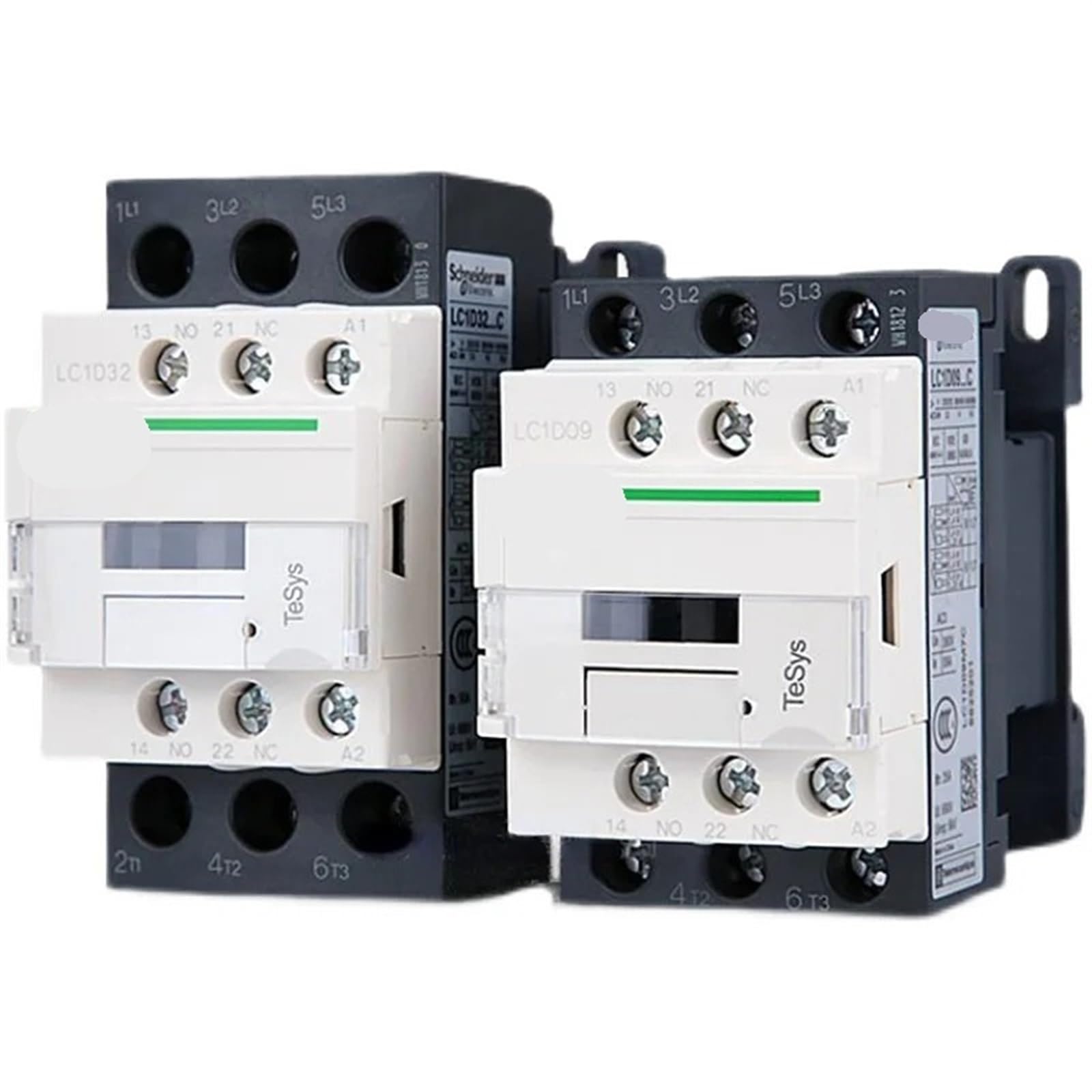 HUUOQIWY AC Contactor LC1D09 LC1D12 LC1D18 LC1D25 LC1D32 LC1D38 B7C F7C M7C Q7C Coil Voltage 24v 110V 220V 1Pcs(LC1D09M7C 9A 220V)