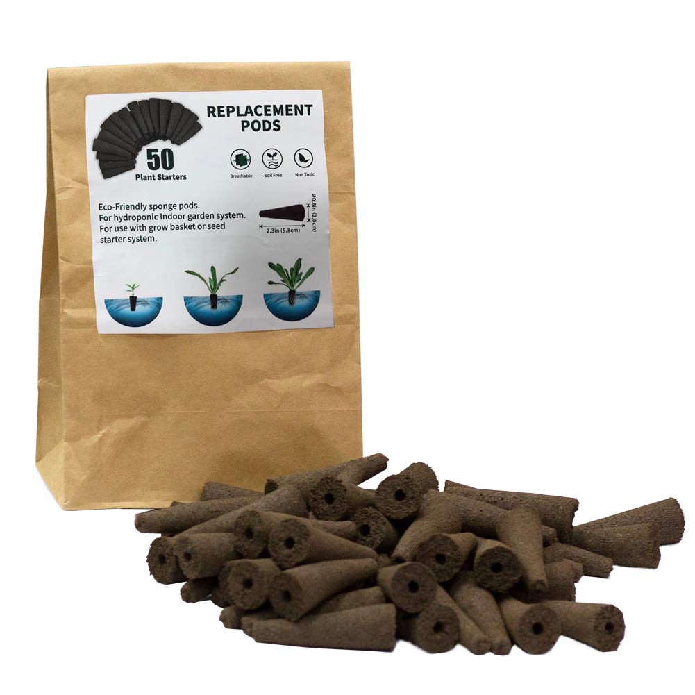 Grow Sponges for Use with AeroGarden, EcoFriendly Plant Growing Plugs