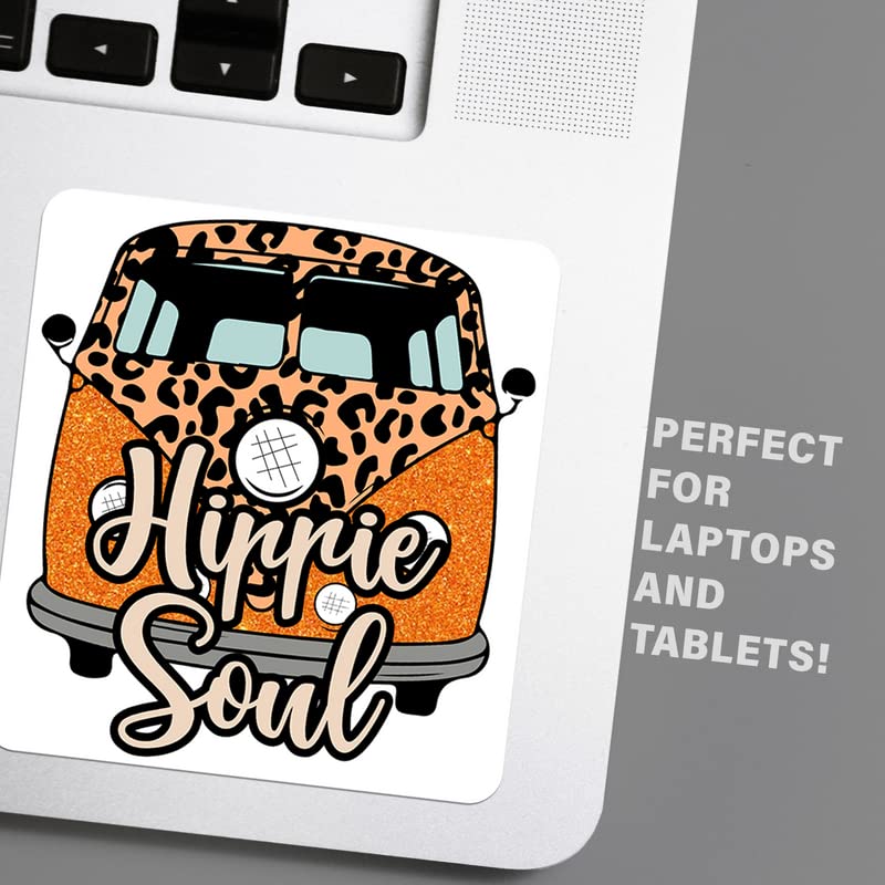 Gran idea de regalo: calcomanías Hippie Soul con estampado de guepardo 4