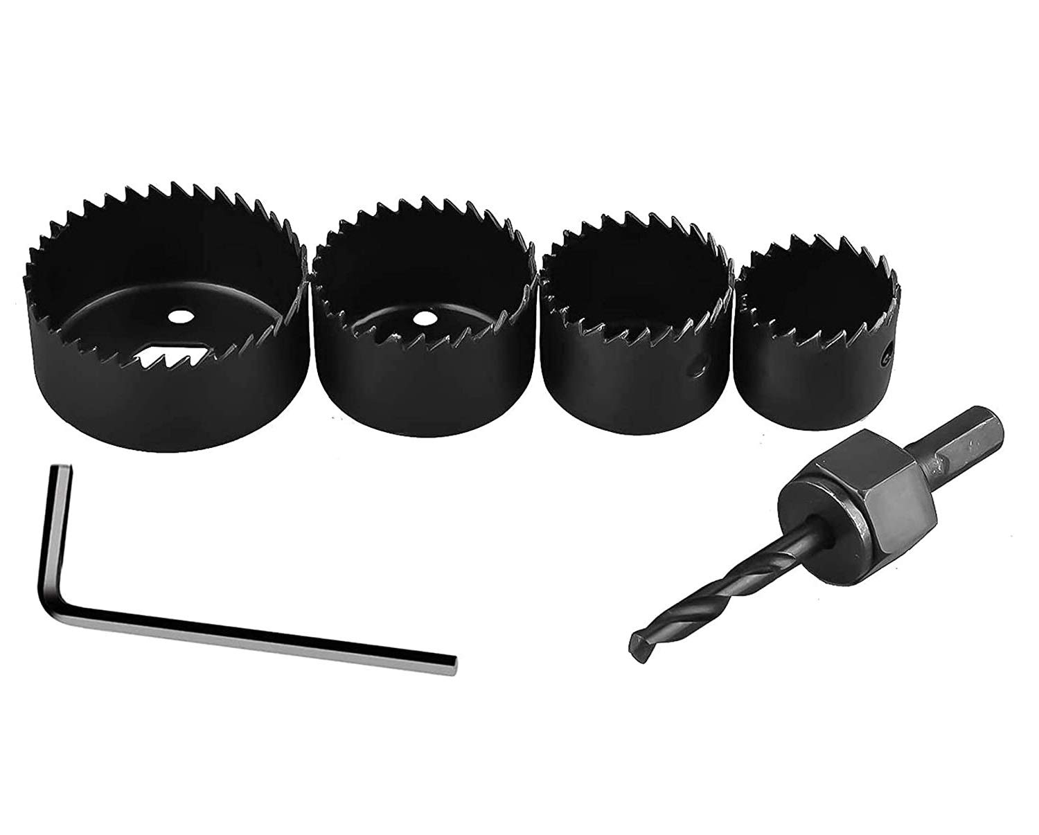 Mawson 6PCS Bi-Metal Wood Hole Saw Set for Woodworking DIY Wood Cutter Drill Bit (Set of 1, Material-Metal, Color-Multi) (B08MQJ4QCX) Amazon Price History, Amazon Price Tracker