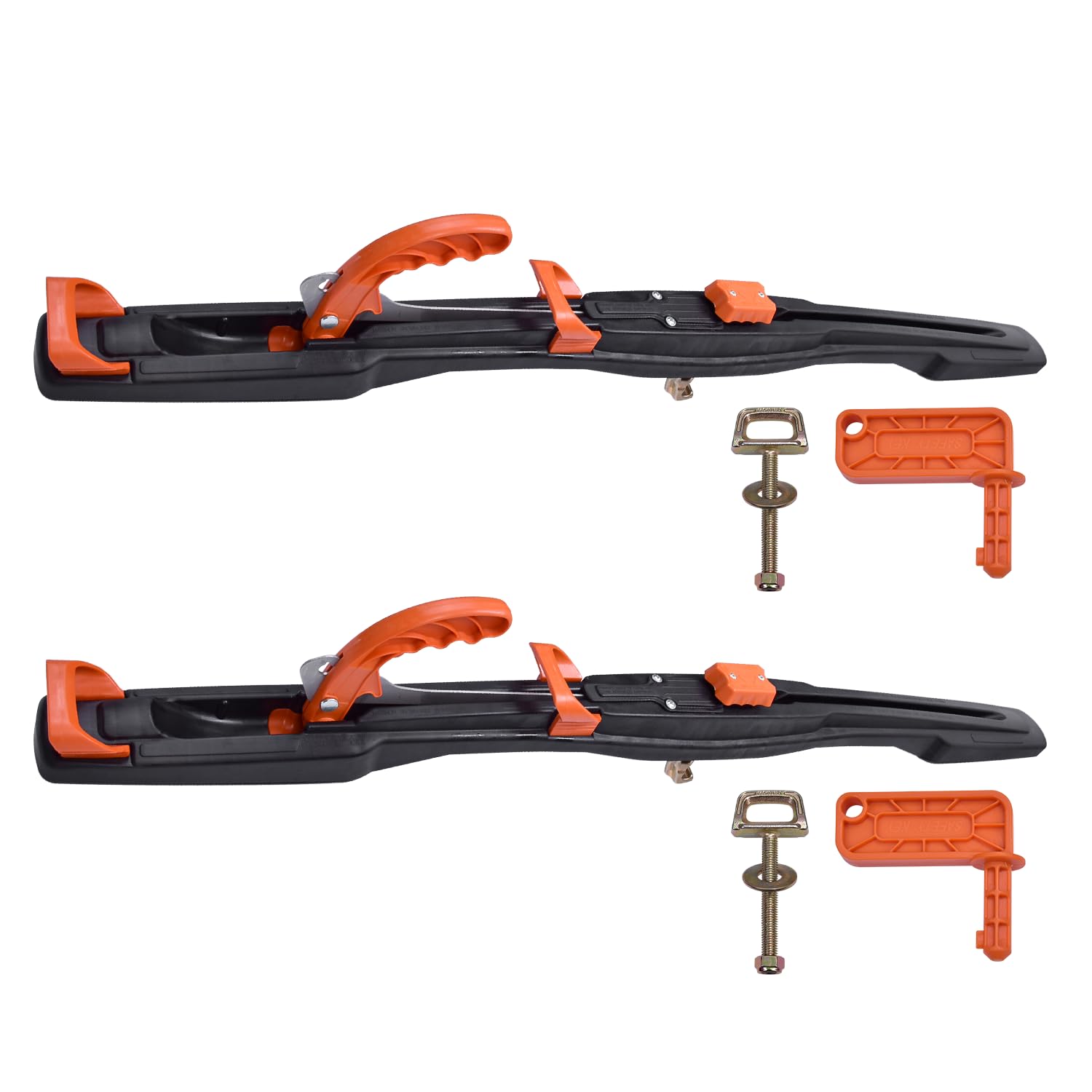 Hodflop Pair Snowmobile Trailer Tie-Down System 1000-SC-FRONT Compatible with Superclamp II Ski Front Clamp Holder 860200950 (2 Pack)