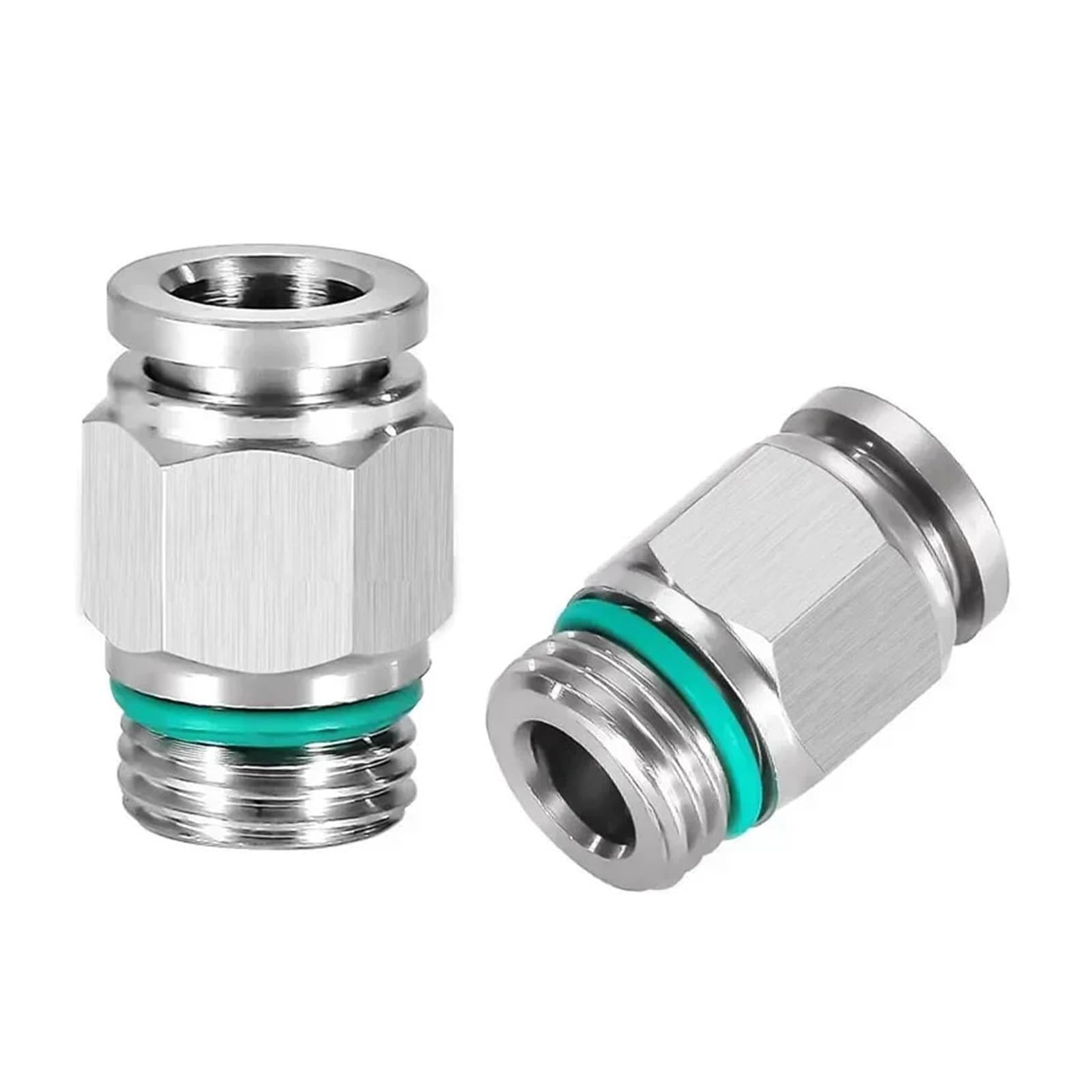 Conectores rápidos neumáticos de acero inoxidable 304 junta roscada G para tuberías PC12-G02