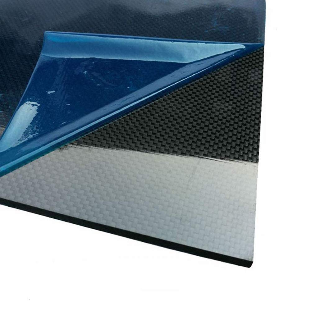 Foglio In Fibra Di Carbonio 3K Opaco - 75x125x0.5 Mm, Per Modellismo, DIY, RC E Lavorazioni CNC