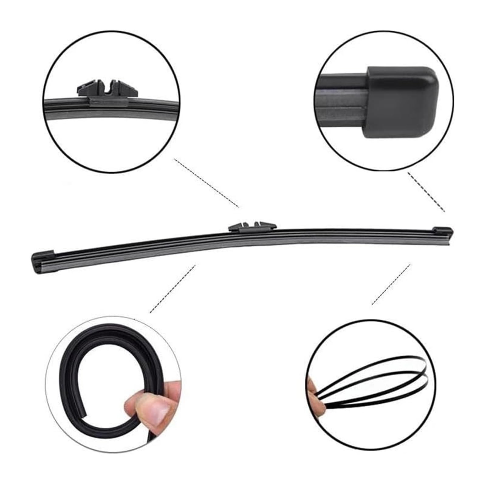 Auto Tergicristalli Set Parabrezza Per Volvo XC90 2007-2014 Parabrezza Spazzole Per Vetri 24 "+22" + 15 "Spazzole Tergicristallo Auto Set Spazzole Tergicristallo Anteriori Posteriori