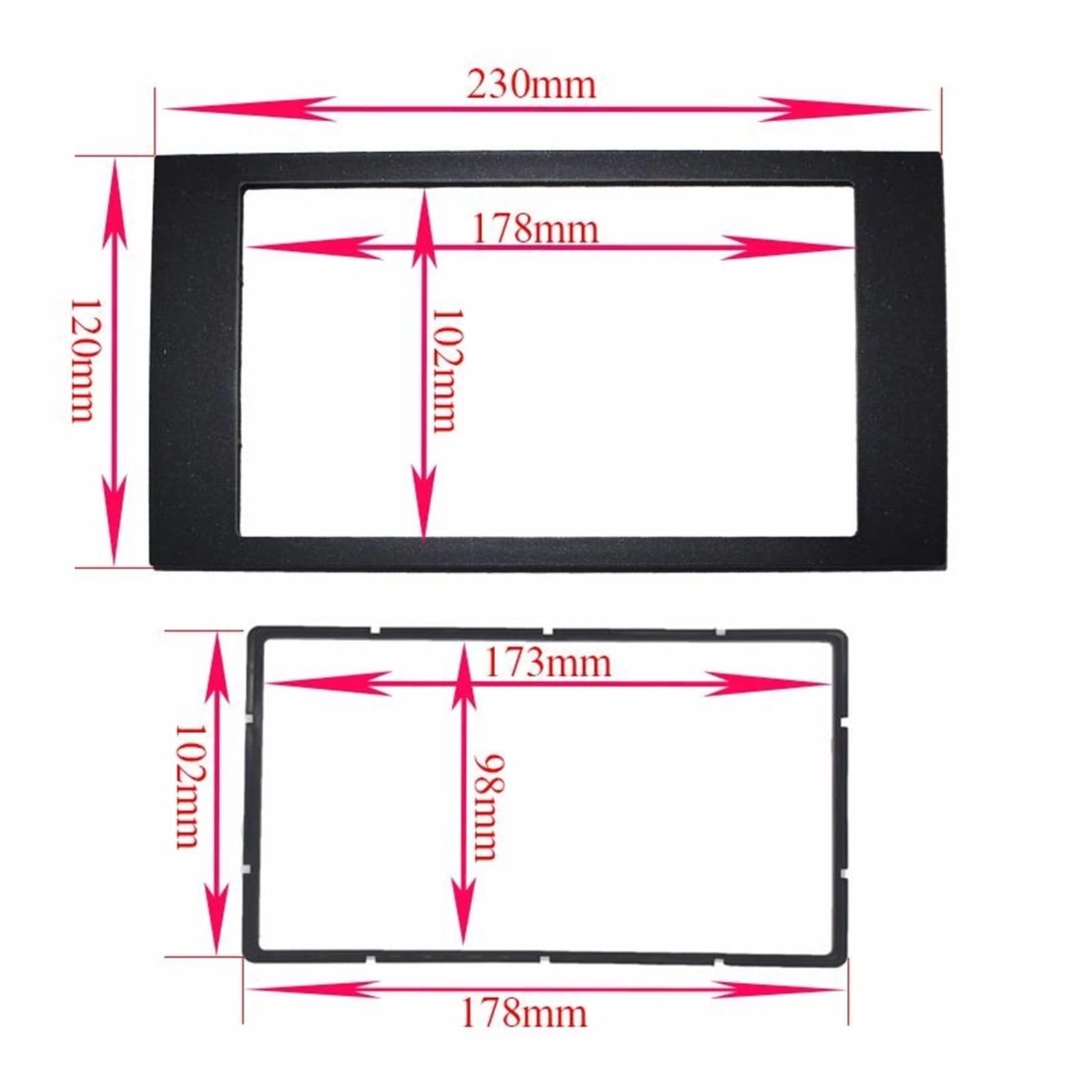 Moldura autorradio Para Kuga 2008-2012