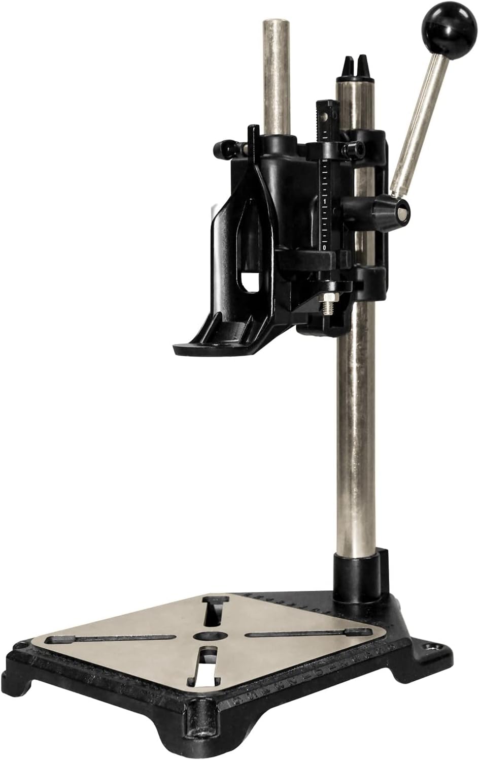 1097 ToolStand - Variable Speed Drill Press Stand (compatible with Dremel). Rotary Tool Not Included, Black