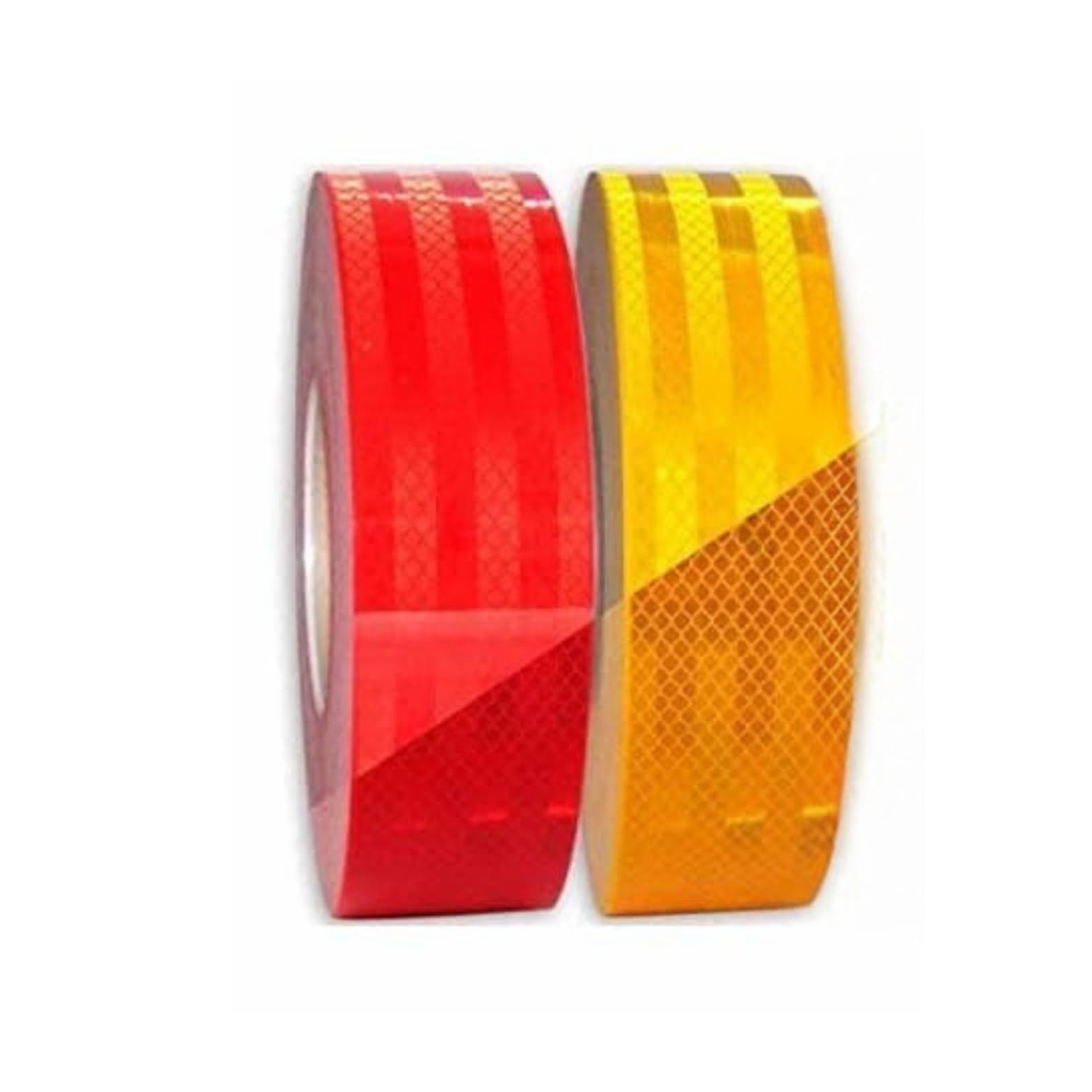 Compact™ Reflective Tape (2 Inch x 50 MTR) (Pack of 2) for Car,Bike, Heavy Vahicle | Conspicuity Tape Warning Tape Reflector Tape High Visibility Reflective Safety Tape - Red and Yellow-image-14