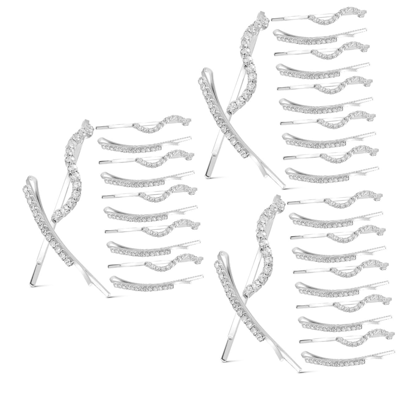Didiseaon 36pezzi Fermagli Per Clip Decorativi Per e Ragazze Accessori Per Acconciature Per Speciali e Matrimonio