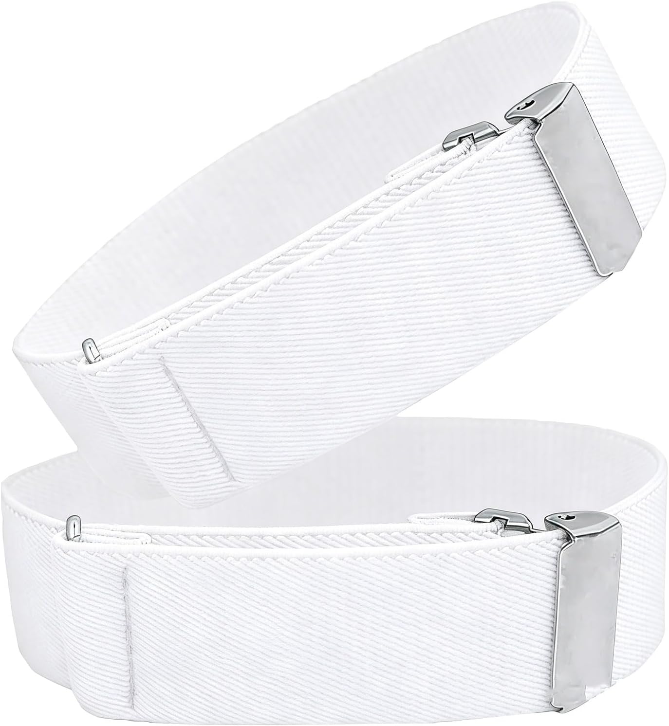 Chendvol 2 Pieces Men's and Women's Elastic Armbands Adjustable Shirt Garters Sleeve Holders
