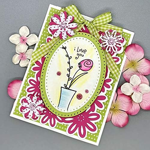 The Stamps of Life ドット入り楕円形ダイスセット カード作成やスクラップブック用