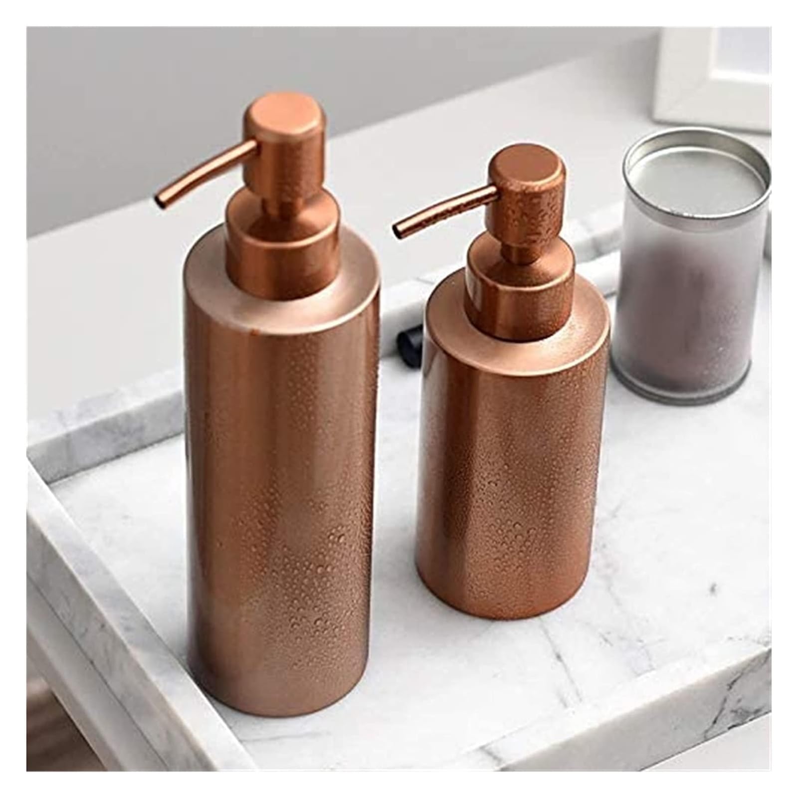 Dispensador de jabón de acero inoxidable para baño y cocina, perfecto para loción o jabón líquido, diseño duradero y elegante para cualquier ducha o fregadero