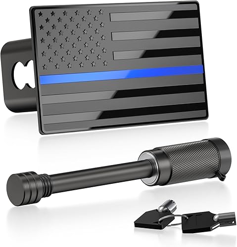 Cubierta de enganche de remolque de metal, resistente de 2 pulgadas, fundas de enchufe para receptores traseros de remolque, cubierta de enganche de