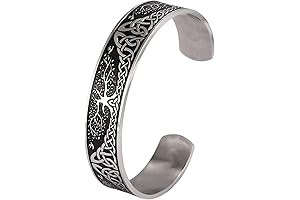 Viking Jewelry Viking Cuff Bracelet for Men and Women