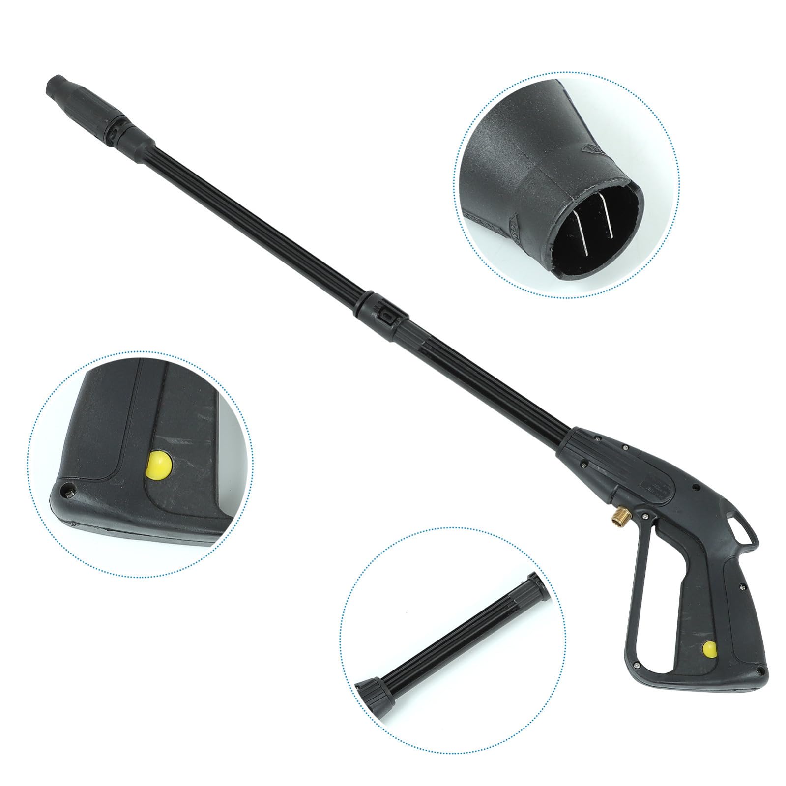 Operitacx Set Ugelli Alluminio per Idropulitrice 2200Psi Attacco, Accessori per Pulizia Veicoli e Giardino, per Lavaggio Auto e Superfici Esterne Dure Stili Multipli