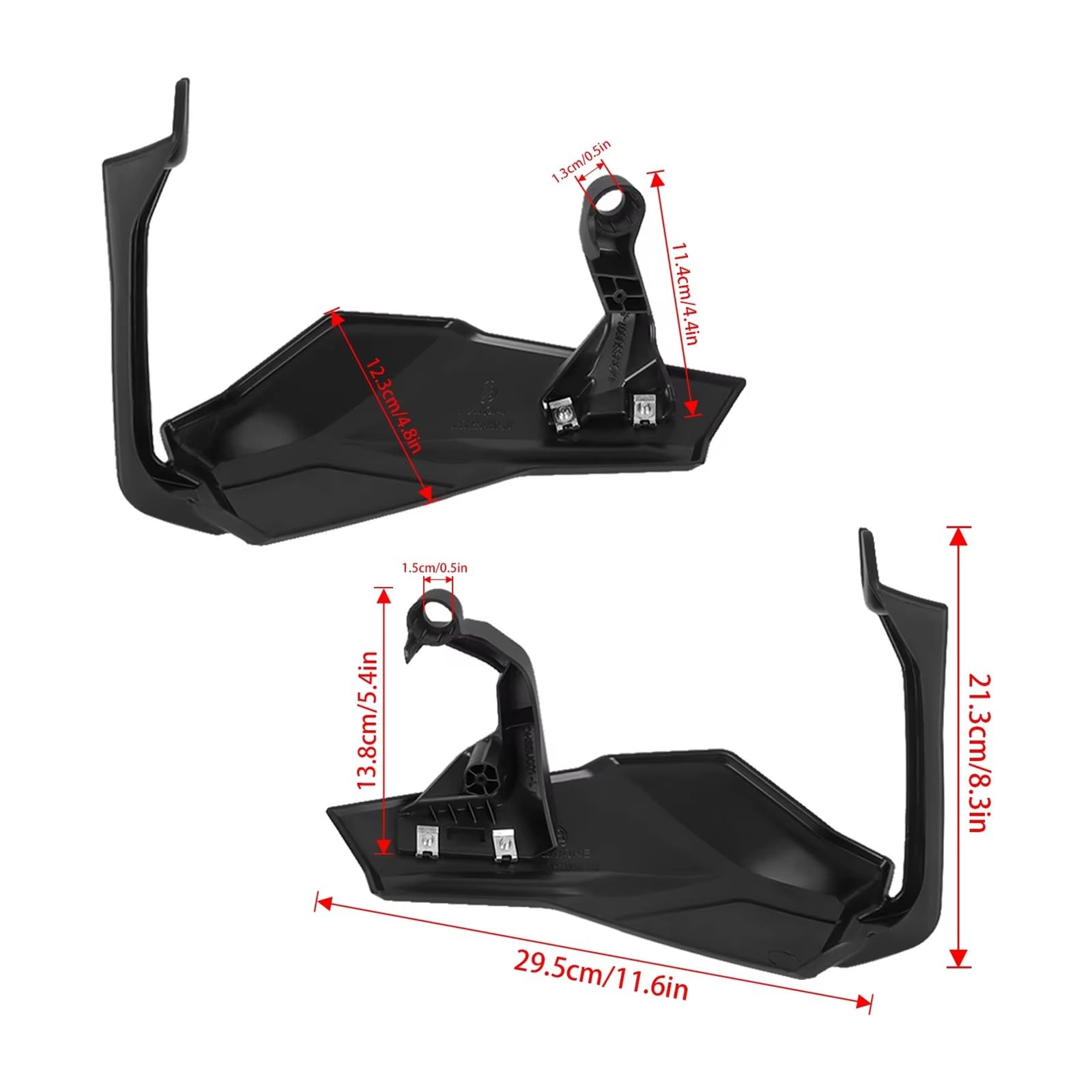 Motorrad Handschutz Für Suzuki Für V-Strom 800 Für Vstrom 800 DE RE DL800 2024 2025 Handschutz Lenkerabdeckung Schutz Handschutzschild Handprotektoren(Handguard)