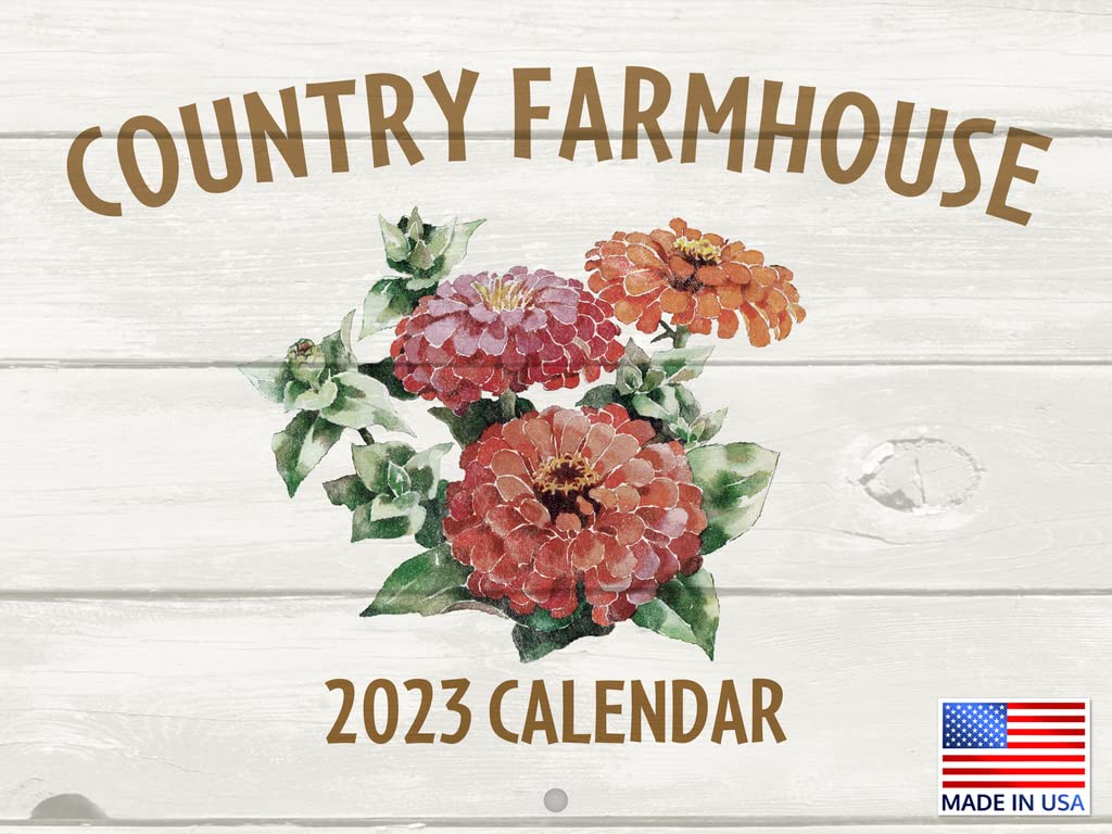 Amazon.com: Country Farmhouse Calendar 2023 Monthly Wall Hanging Calendar  Vintage Folk Art Rustic Farmers Market Decor Large Planner 24 Months - Full  2023 Write On Grid Plus Bonus 2024 Preview Chart -
