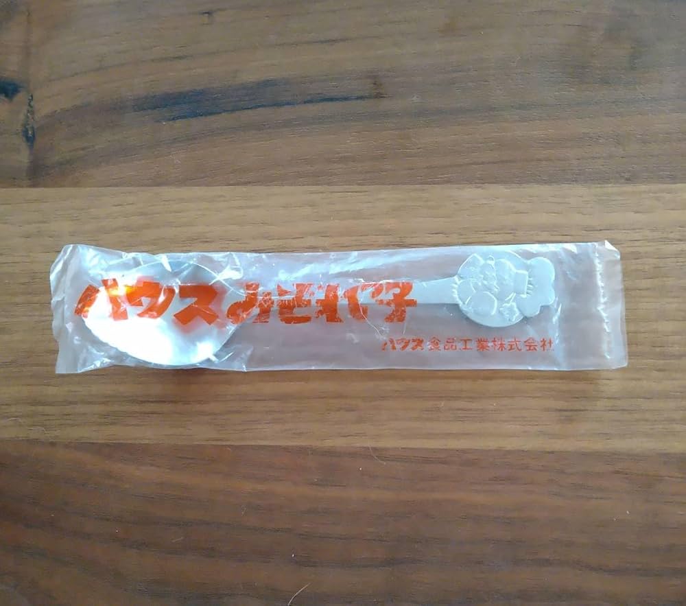 激レア ハウス食品1978みぞれっ子HAPPYおばさん スプーン昭和レトロ当時物 激レア ハウス食品1978みぞれっ子HAPPYおばさん スプーン昭和