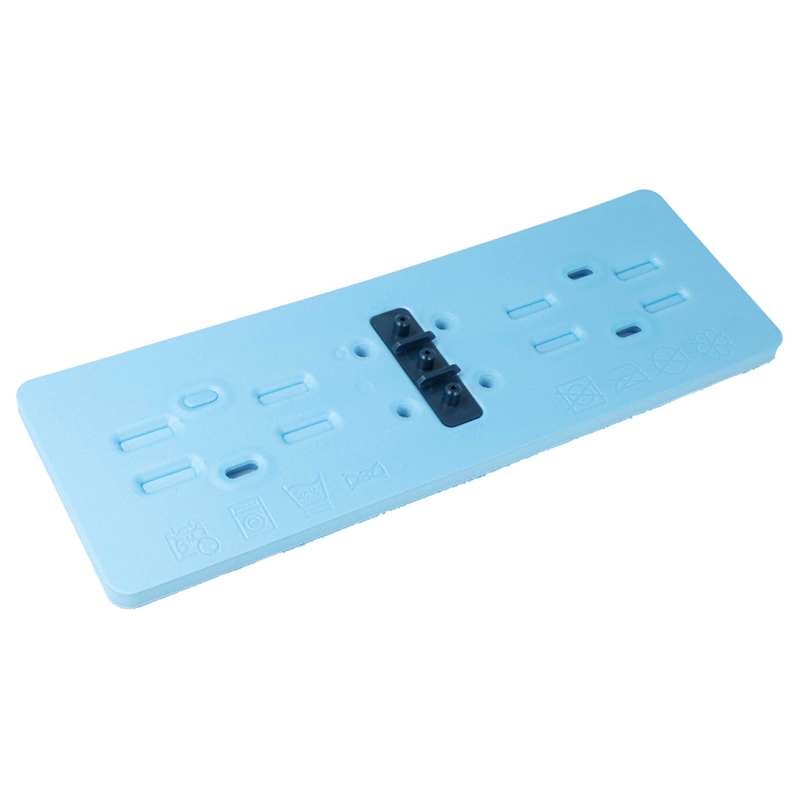 vhbw 2X Almohadilla de Limpieza reemplaza Philips XV1882/10 | para mopa - 34,5 x 12 x 1,3 cm