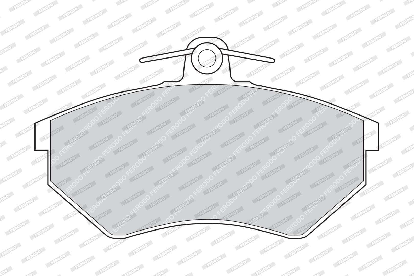 FERODO Kit pastiglie freni Anteriore non predisposto per visualizzazione avviso usura con accessori FDB775 Compatibilità con VW GOLF III 1H1 GOLF II 19E, 1G1, AUDI A4 Sedan 8D2, B5 A4 Avant 8D5, B5