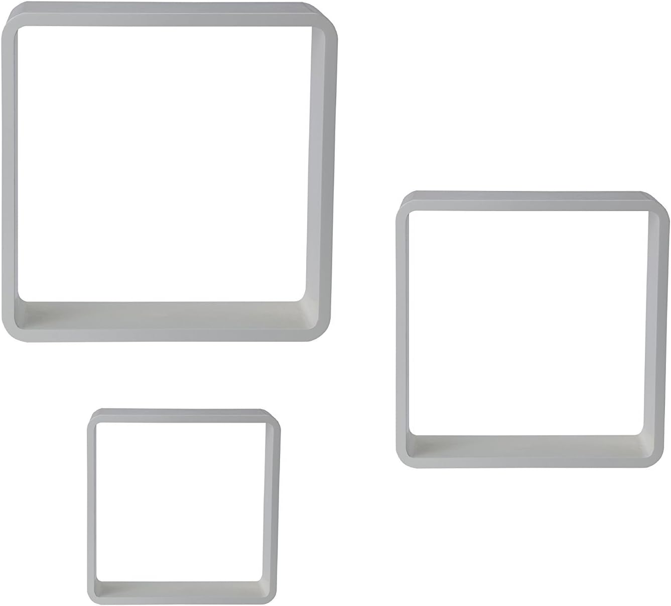 Studio Nova High Gloss Cubes (Set of 3), White