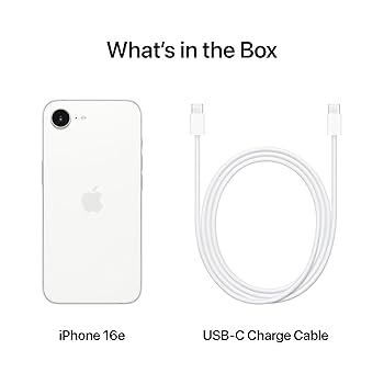 Apple iPhone16e ホワイト　128gb Amazon.com: Apple iPhone 16e, 128GB, eSIM, White for T