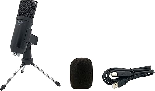 Miniatura 5 de CAD Audio Micrófono de estudio de dirección lateral de gran formato USB U29
