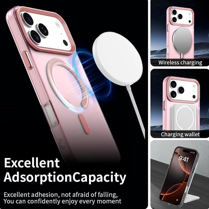 Cool Case for iPhone Air Magnetic Colorful Pink