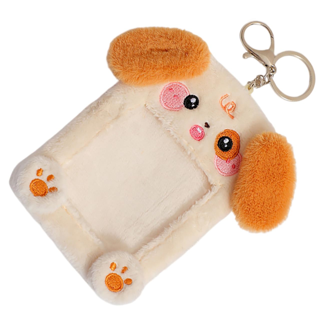 Funda de peluche para tarjetas: ideal para colgar en la mochila escolar 8