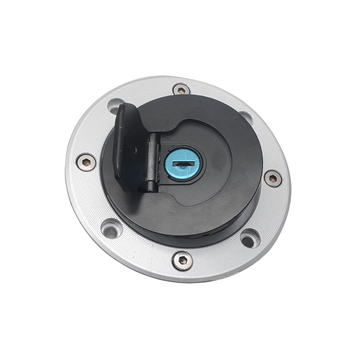 Riloer Coperchio Tappo Gas con Serratura a Chiave Set Accessori Moto Adatto per Suzuki GSF1200 Bandit 96-05, GSF600 96-99