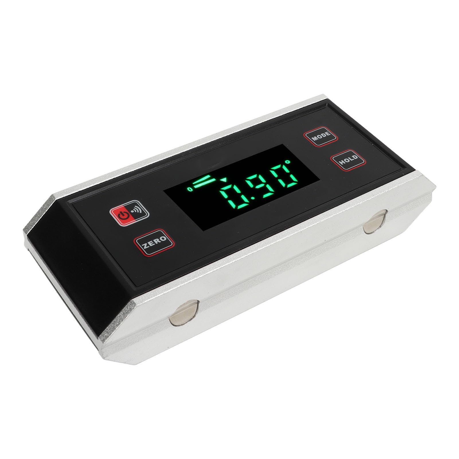 Hyuduo Mirino Angolare Digitale, Inclinometro Digitale con Base Magnetica con Scanalatura a V con Schermo LCD Retroilluminato Impermeabile, Goniometro per la Misurazione dell'angolo per la