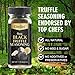 GRELIM Premium Truffle Seasoning, New Season Black Truffle Powder All Natural, Gluten-Free, Vegan, Low Carb, Made in Italy 1.76 Oz