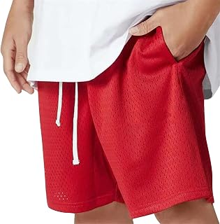 Mens Athletic Shorts Breathable Quick Dry Gym Running Shorts Comfy Soft Bodybuiding Shorts Summer Jogger Shorts with Pockets