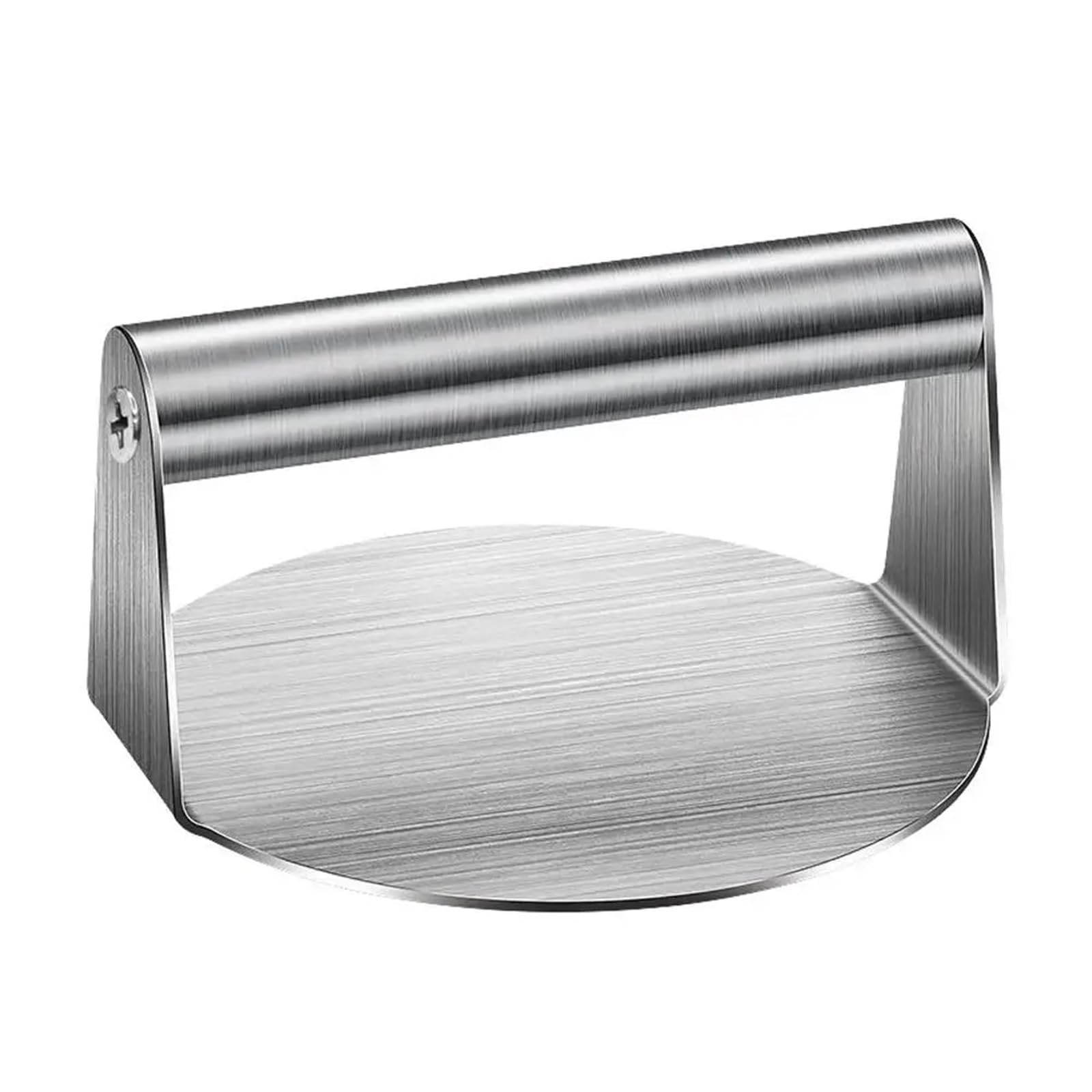 MRVAKDYDI Stainless Steel Burger Press, Silver Stainless Steel Non-Stick Circular Square Hamburger Patty Press