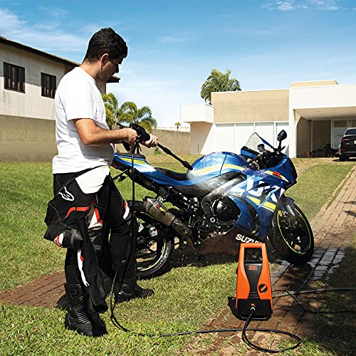 Black Decker Lavadora de Alta Pressão, Elétrica, com Função Auto Aspirante, Modelo PW1450TD, 220V