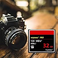 Vista 4 de WQDMKE Tarjeta de memoria CF 32GB UDMA Velocidad hasta 120MB/s Tarjetas de cámara