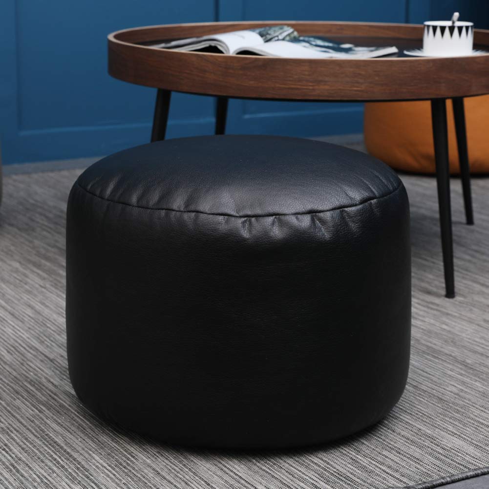 フットスツール ブラック モダン ヴィンテージ風 222-1497-007 フット