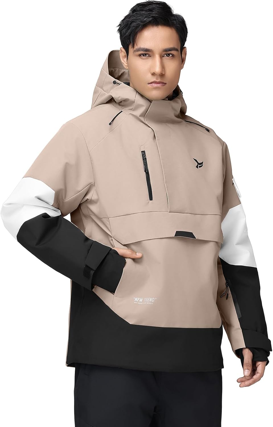 Oymyakon Mens Snowboard Ski Jacket Waterproof Insulated Snow Jackets Coats Winter Outdoor Hooded Mountain Coat - Image 5