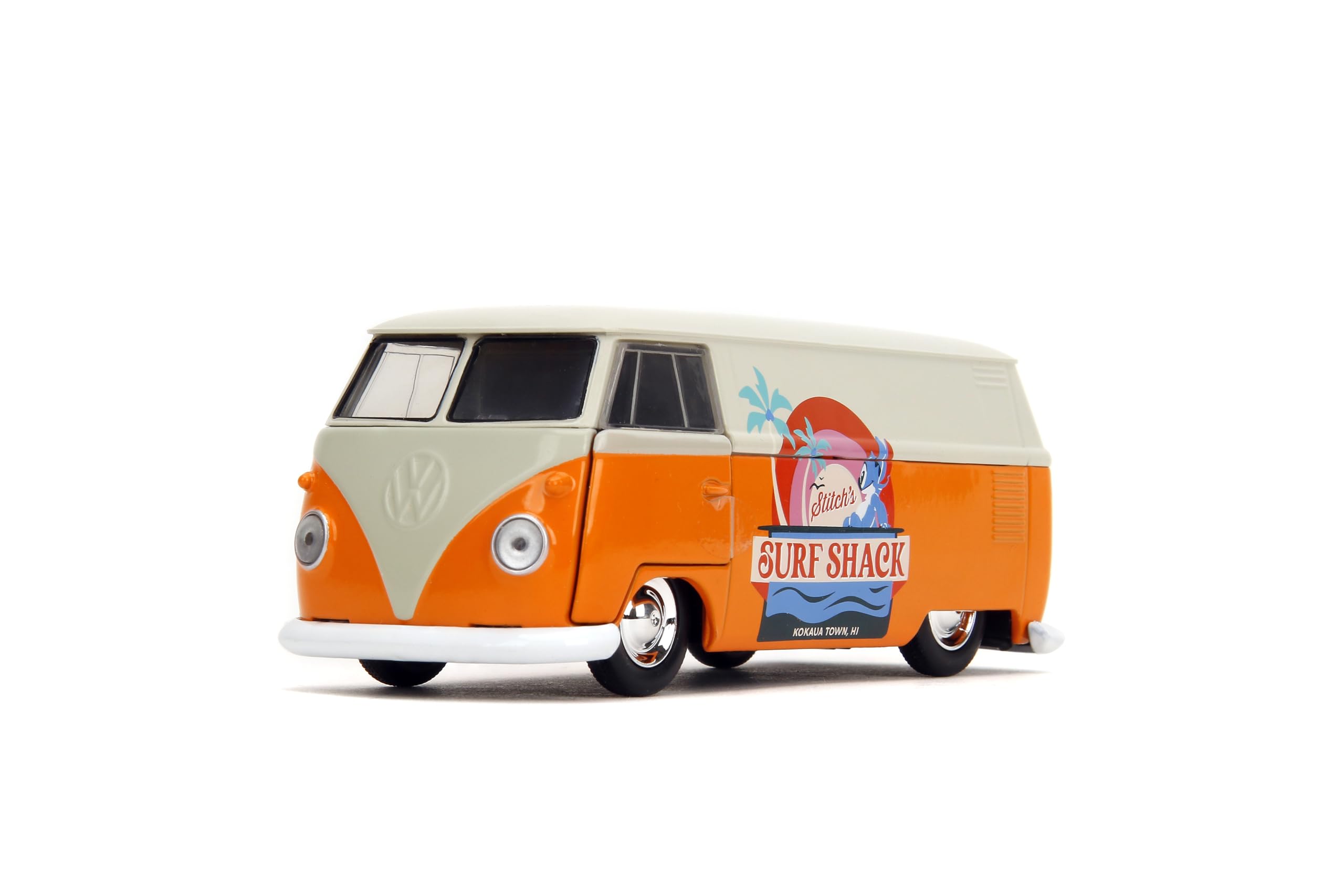 Amazon.com: Jada Hollywood Rides Disney Stitch 1961 VW Bus - Die