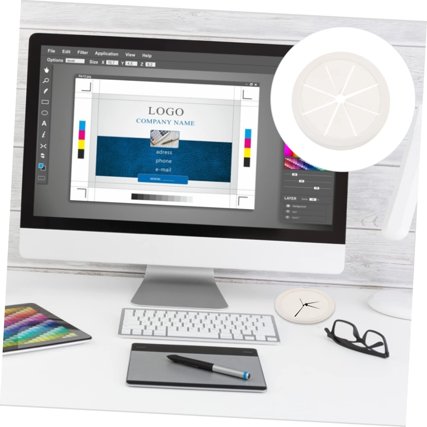 KICHOUSE Professional Electric Coil 10 Pcs Desk Grommet Cord Hole Cover Office Wire Organizer Tidy Safe Material