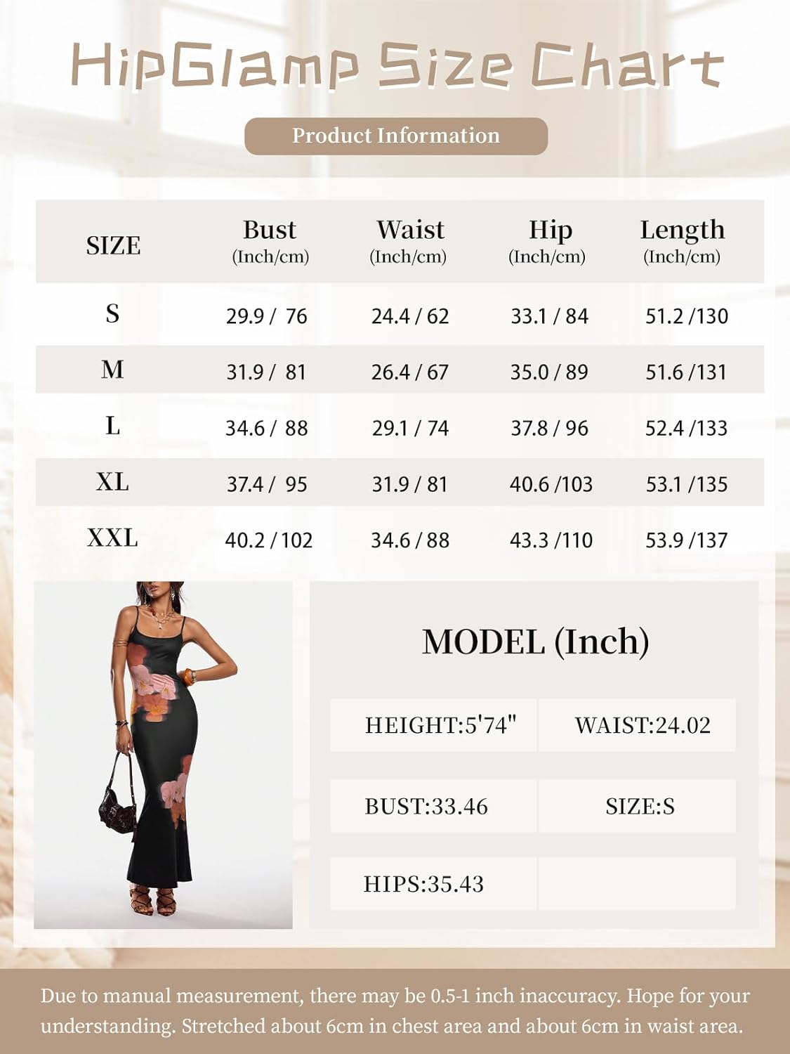 HipGlamp レディース 夏 セクシー ボディコン マキシドレス スパゲッティストラップ エレガント ホリデー ビーチ バケーシ