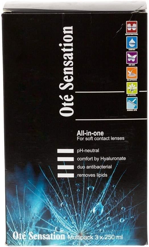 Ote (Ote) Sensation All-in-One - Soft Lens Solution Multipack 3 x250ml